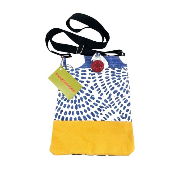 Kate Buehner Colorful Crossbody Bag With Adjustable Strap Ethnic Tribal - Picture 1 of 10